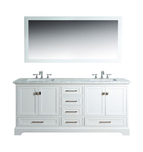 houzz stufurhome chanel 72 white|72 Inch Vanities .